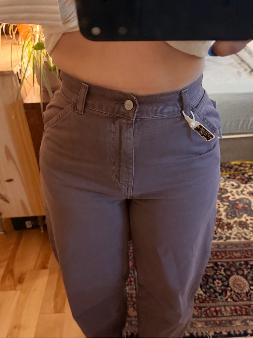 Women's Jens Pant - Clark Twill, Phlox Stone dyed - Picture 11 of 13